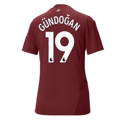 Ženski Nogometni dresi Manchester City Ilkay Gundogan #19 Tretji 2024-25 Kratek Rokav Ženski Nogometni dresi Manchester City Ilkay Gundogan #19 Tretji 2024-25 Kratek Rokav